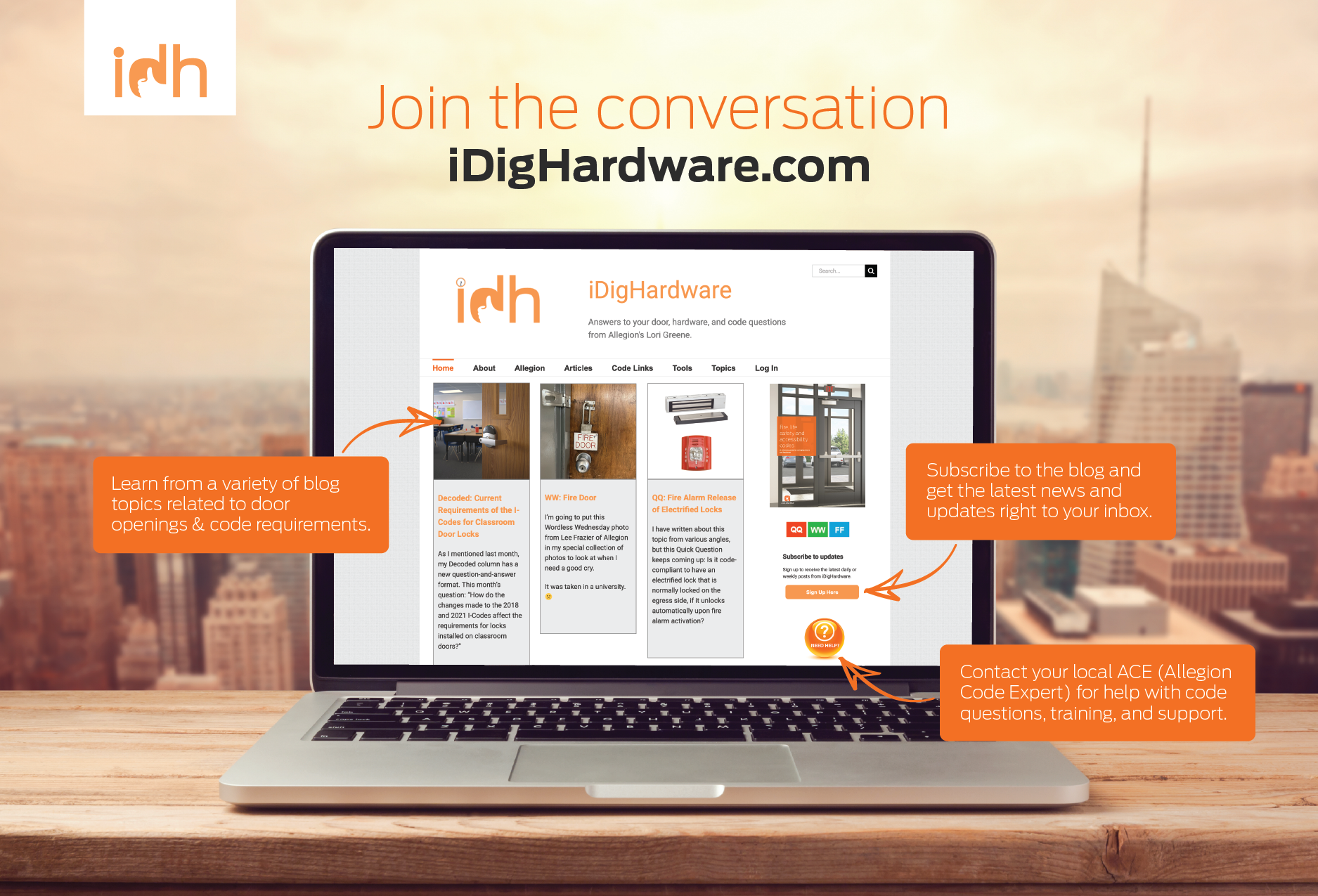 iDigHardware blog on door, hardware and code solutions