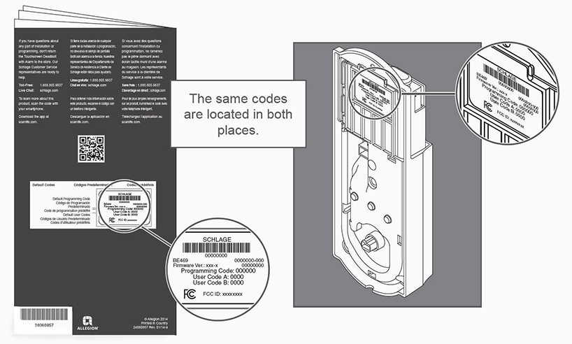 Schlage Connect Programming Code