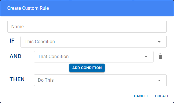 Create Custom Rule