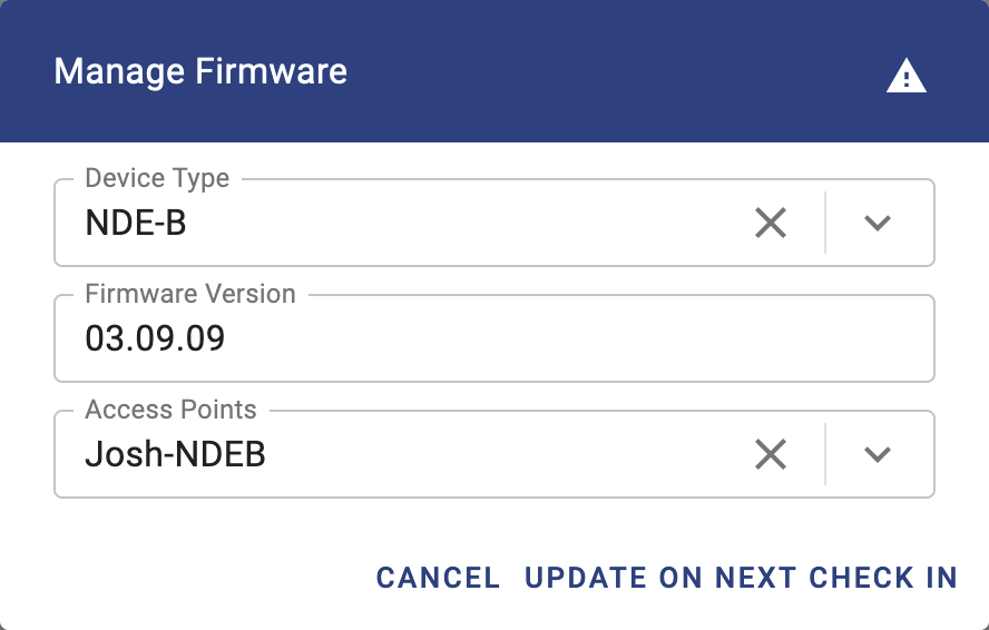 Update Firmware for Schlage Devices