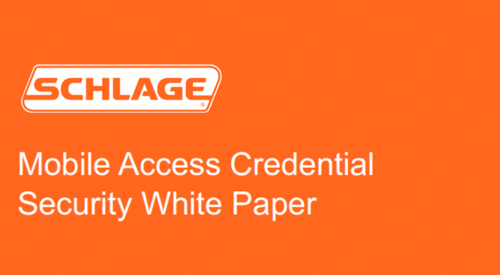 Mobile Access Credential Security White Paper