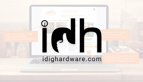 iDigHardware Blog for guidance on codes and door hardware and access control solutions
