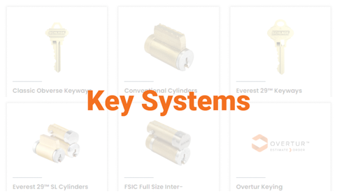 Schlage key systems and key management tools