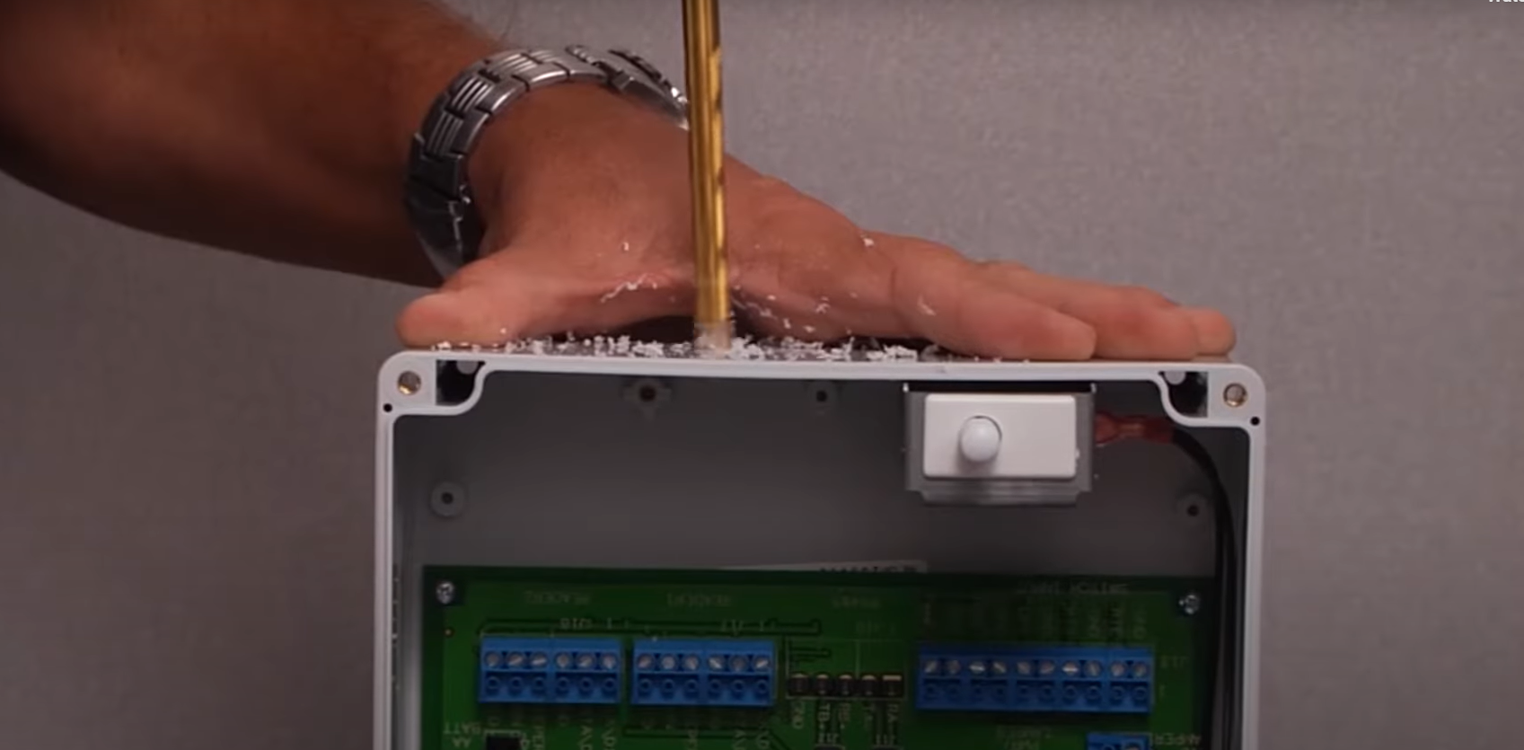 orange play video button