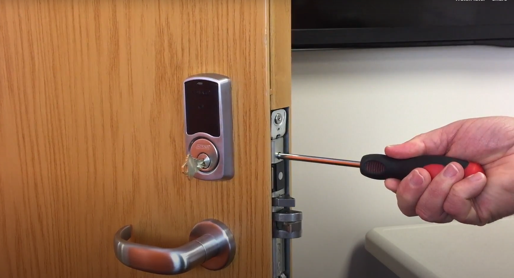 orange play video button