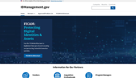 ID Management web page